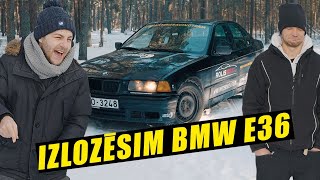 IZLOZĒSIM LEĢENDĀRO BMW E36 BĪTERI YOUTUBE TIEŠRAIDE 13marts 1900 [upl. by Ettie]