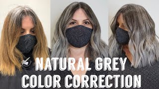 Hair Transformations with Lauryn Blending with Natural Grey Roots Ep 14 [upl. by Lyon]