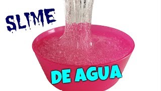 Haz SLIME DE AGUA Probando recetas de 💦Water Slime💦 [upl. by Yakcm504]