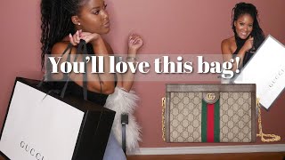 Gucci Unboxing  Ophidia GG Small Shoulder Bag We Love Her [upl. by Worth]