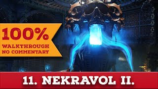 Doom Eternal 100 Walkthrough Nightmare No Commentary 11 NEKRAVOL II [upl. by Eelram]