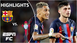 FC Barcelona vs Celta Vigo  LaLiga Highlights  ESPN FC [upl. by Eiser238]