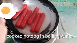 How to cook hotdog in proper way [upl. by Rehm]