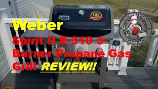 Weber Spirit II E310 3Burner Propane Gas Grill with igrill3 Review [upl. by Norehc758]