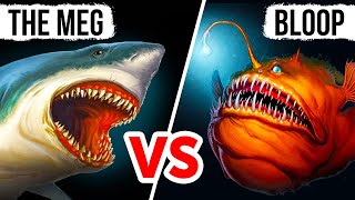 What If Megalodon and the Bloop Had to Divide the Ocean [upl. by Odraccir]