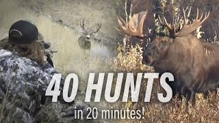 40 Rifle Hunts in 20 Minutes Eastmans’ Hunting Journal [upl. by Llenrep]