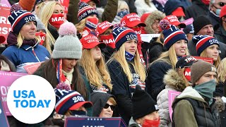 Million MAGA March takes place in Washington DC  USA TODAY [upl. by Nylek]