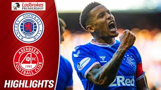 Rangers 50 Aberdeen  Taverniers Penalties amp Stewarts’ Goal Seal the Deal  Ladbrokes Premiership [upl. by Alleusnoc]