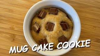 Mug cake COOKIE  LeCoinDuChef [upl. by Atteram]