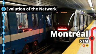 Montreals Metro Network Evolution [upl. by Tak]