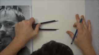 Portrait Drawing for Beginners  Part 1  The Layout [upl. by Crooks97]