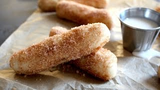 Fluffy Cinnamon Bread Sticks with Dipping Sauce [upl. by Aner]