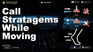 Helldivers 2  Call Stratagems While Moving [upl. by Airdnala]