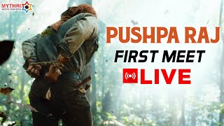 Introducing Pushpa Raj  The First Meet  Allu Arjun  Pushpa  Rashmika  Fahadh Faasil  Sukumar [upl. by Ramej]