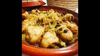 Tajine de poulet oignons et raisins sec Tfaya [upl. by Arturo427]