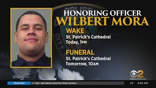 Wake Today For NYPD Officer Wilbert Mora [upl. by Row]