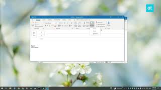 How to create a signature in Outlook for Office 365 on Windows 10 [upl. by Simpkins]