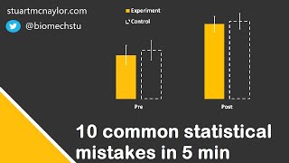 Ten Statistical Mistakes in 5 Min [upl. by Malamud554]