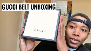 Gucci Belt Unboxing AUTHENTIC [upl. by Eittap120]