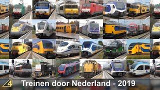 Treinen door Nederland in 2019 [upl. by Etterrag285]