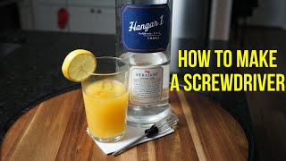 How to Make a Screwdriver  History and Recipe of the Screwdriver [upl. by Jennings]