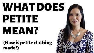 What does petite mean Petite size explained [upl. by Maxia]