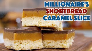 🏆 Millionaires Shortbread Recipe  Caramel Chocolate Shortbread [upl. by Medora]