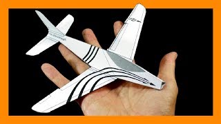 Como hacer un AVION DE PAPEL en 3d para IMPRIMIR que Vuele Mucho GRATIS [upl. by Salomone620]