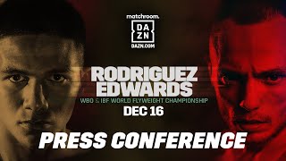 BAM RODRIGUEZ VS SUNNY EDWARDS PRESS CONFERENCE LIVESTREAM [upl. by Ellan]