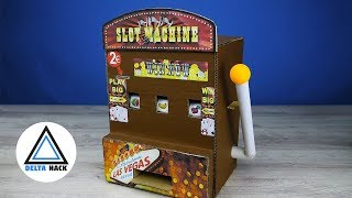 Mechanical Casino Slot Machine  DIY [upl. by Arianna]