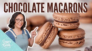 The BEST Chocolate Macaron Recipe [upl. by Fe440]