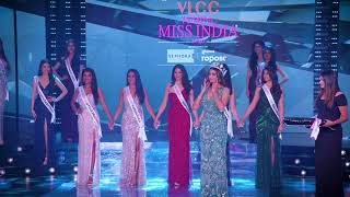 VLCC Femina Miss India 2020 Crowning Moments [upl. by Eimac]