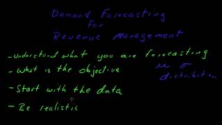 Demand Forecasting for Revenue Management  Intro [upl. by English826]