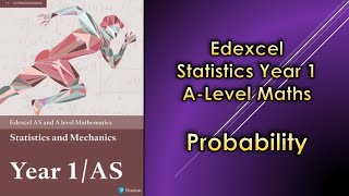 Edexcel A Level Maths Statistics 1  Probability [upl. by Cousin638]