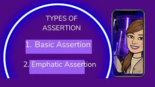 Types of Assertion teacherjodiaa [upl. by Gean877]