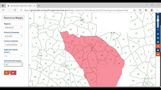 Consultazione e visura gratis di una mappa catasto terreni tramite Geoportale Cartografico Catastale [upl. by Kailey]