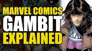 Marvel Comics Gambit Explained  Comics Explained [upl. by Laehcar]