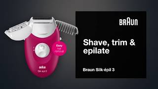 Braun Silkepil 3  A Gentle Approach to Epilation [upl. by Ainelec]