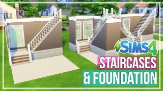 The Sims 4  STAIRCASES amp FOUNDATION [upl. by Peadar]