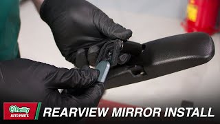 How To Replace Your Vehicles Rearview Mirror [upl. by Deryl]