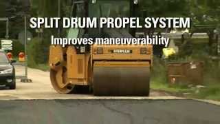 Cat® CD54 Vibratory Asphalt Compactor  Overview [upl. by Eilatam259]