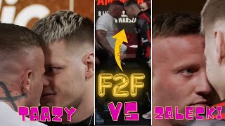 TAAZY VS DENIS ZALECKI F2F  FAME MMA 24 UNDERGROUND [upl. by Bahner]