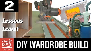 DIY Fitted Wardrobe Build  Lessons Learnt Video 2 [upl. by Attenal]