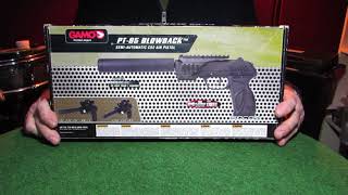 Gamo PT85 Tactical Blowback Pistol Review amp Shoot [upl. by Illah600]