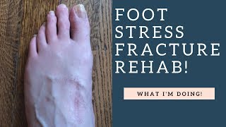 BEST Metatarsal Stress Fracture Rehab Exercises Ive Been Doing How To Demo [upl. by Xela877]