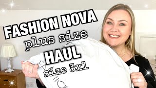 FASHION NOVA plus size try on HAUL [upl. by Noelyn329]