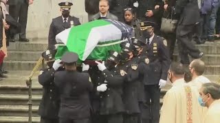 NYPD Officer Jason Rivera funeral service  FOX 7 Austin [upl. by Moersch]