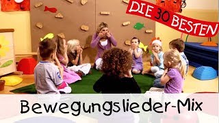 Kinderlieder BewegungsliederMix  Singen Tanzen und Bewegen  Kinderlieder [upl. by Rawna]