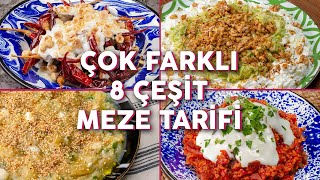 Evde Rahatlıkla Hazırlayabileceğiniz 8 Çok Farklı Meze Tarifi  Meze Tarifleri  Yemekcom [upl. by Nyladgam]