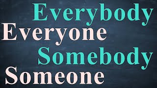 Everybody  Somebody  Anybody  Nobody [upl. by Estele]